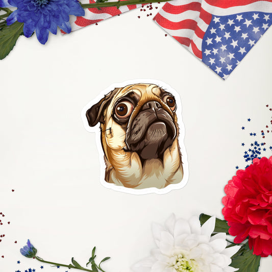 Distressed Pug